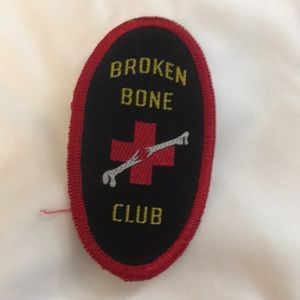 ⚡️FINAL PRICE⚡️ Vintage Broken Bone Club Patch